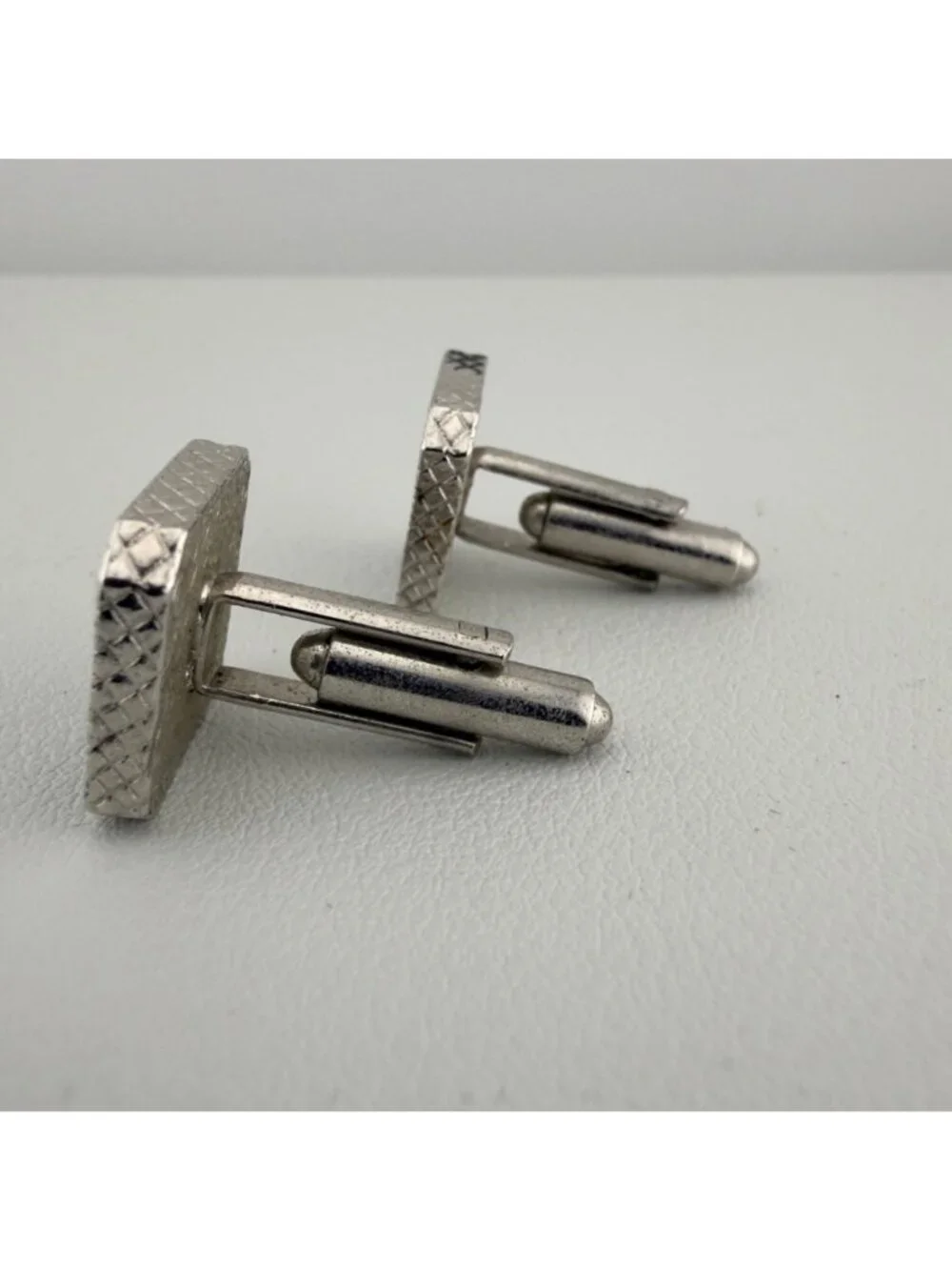 Vintage Cufflinks Set of 2 Tall Ships Mayflower Silver Tone Nautical Sailing